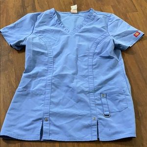 Small Cute Dickies Fitted Women’s Scrub Top